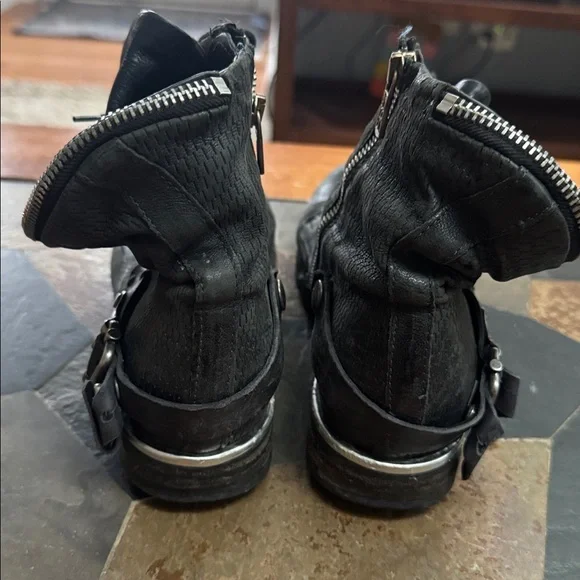 Navy A.S. 98 booties - Picture 4 of 7